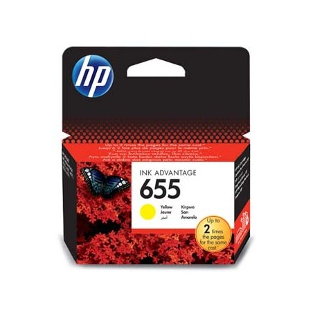 HP oryginalny ink / tusz CZ112AE, HP 655, yellow, 600s