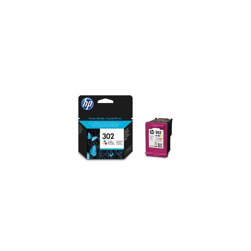 HP oryginalny ink / tusz F6U65AE, HP 302, color, 165/165/165s, 4ml