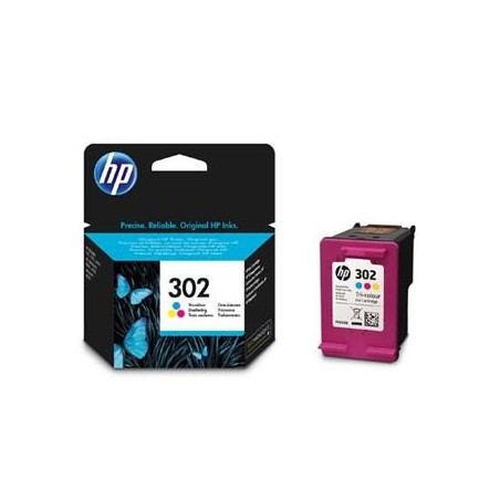 HP oryginalny ink / tusz F6U65AE, HP 302, color, 165/165/165s, 4ml HP oryginalny ink / tusz F6U65AE, HP 302, color, 165/165/165s, 4ml