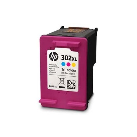 HP oryginalny zestaw tuszy F6U67AE, HP 302XL, color, 330s, 8ml HP oryginalny zestaw tuszy F6U67AE, HP 302XL, color, 330s, 8ml