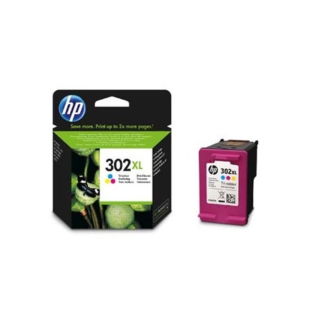 HP oryginalny zestaw tuszy F6U67AE, HP 302XL, color, 330s, 8ml HP oryginalny zestaw tuszy F6U67AE, HP 302XL, color, 330s, 8ml