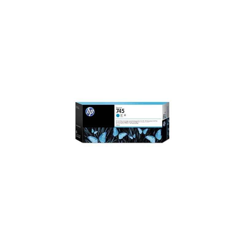 HP oryginalny ink / tusz F9K03A, HP 745, cyan, 300ml
