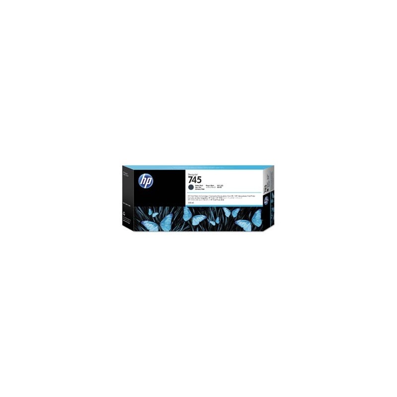HP oryginalny ink / tusz F9K05A, HP 745, matte black, 300ml HP oryginalny ink / tusz F9K05A, HP 745, matte black, 300ml