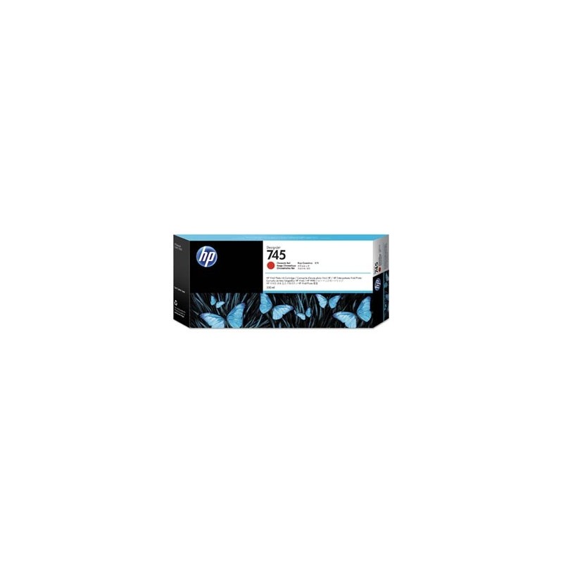 HP oryginalny ink / tusz F9K06A, HP 745, chromatic red, 300ml HP oryginalny ink / tusz F9K06A, HP 745, chromatic red, 300ml