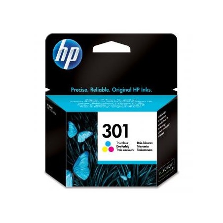 HP oryginalny ink / tusz CH562EE, HP 301, color, blistr, 150s