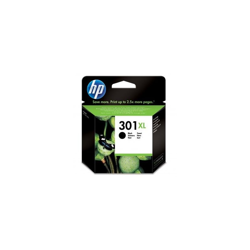 HP oryginalny ink / tusz CH563EE, HP 301XL, black, blistr, 430s