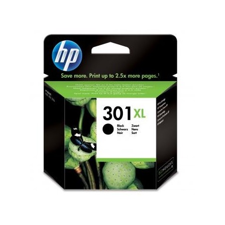 HP oryginalny ink / tusz CH563EE, HP 301XL, black, blistr, 430s