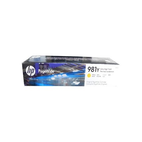 HP oryginalny ink / tusz L0R15A, HP 981Y, yellow, 16000s, 185ml, extra duża pojemność HP oryginalny ink / tusz L0R15A, HP 981Y, yellow, 16000s, 185ml, extra duża pojemność