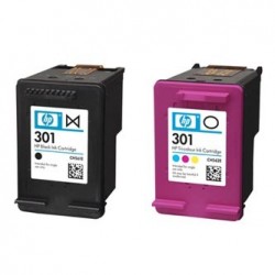 HP oryginalny ink / tusz N9J72AE, HP 301, black/color, 190/165s, 2-pack HP oryginalny ink / tusz N9J72AE, HP 301, black/color, 190/165s, 2-pack
