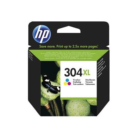 HP oryginalny ink / tusz N9K07AE, HP 304XL, Tri-color, blistr, 300s, 7ml HP oryginalny ink / tusz N9K07AE, HP 304XL, Tri-color, blistr, 300s, 7ml