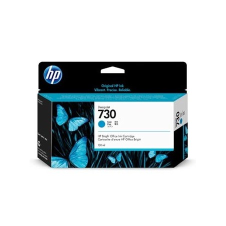 HP oryginalny ink / tusz P2V62A, HP 730, cyan, 130ml HP oryginalny ink / tusz P2V62A, HP 730, cyan, 130ml