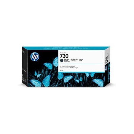 HP oryginalny ink / tusz P2V71A, HP 730, matte black, 300ml HP oryginalny ink / tusz P2V71A, HP 730, matte black, 300ml