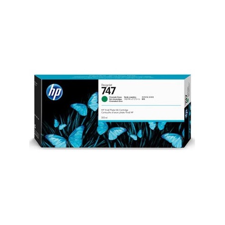 HP oryginalny ink / tusz P2V84A, HP 747, chromatic green, 300ml HP oryginalny ink / tusz P2V84A, HP 747, chromatic green, 300ml