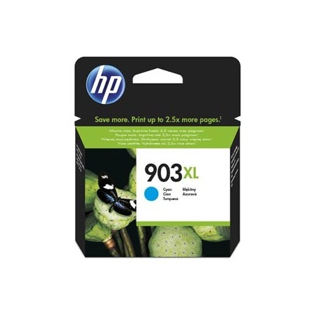 HP oryginalny ink / tusz T6M03AE, HP 903XL, cyan, blistr, 825s, 9.5ml, high capacity HP oryginalny ink / tusz T6M03AE, HP 903XL, cyan, blistr, 825s, 9.5ml, high capacity