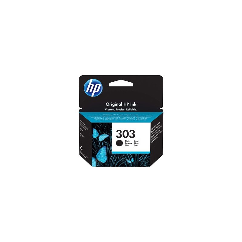 HP oryginalny ink / tusz T6N02AE, HP 303, black, 200s