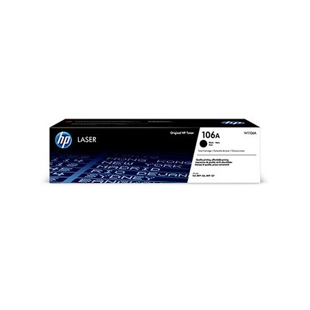 HP oryginalny toner W1106A, HP 106A, black, 1000s HP oryginalny toner W1106A, HP 106A, black, 1000s