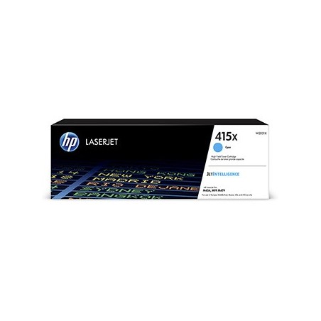 HP oryginalny toner W2031X, HP 415X, cyan, 6000s
