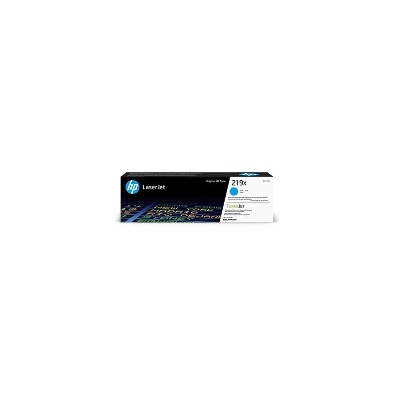 HP TerraJet oryginalny toner W2191X, HP 219X, cyan, 2500s, high capacity