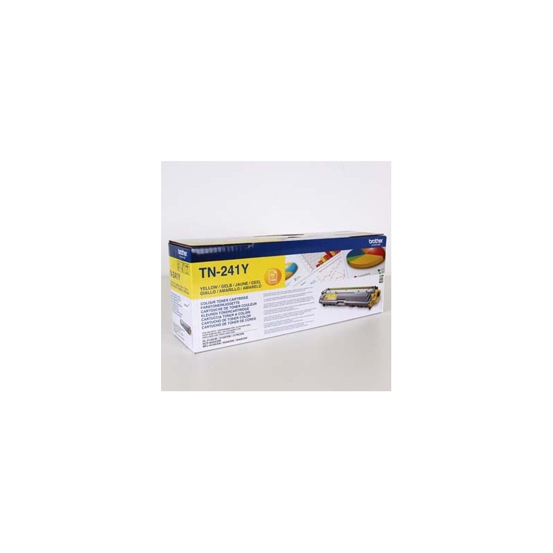 Brother oryginalny toner TN241Y, yellow, 1400s Brother oryginalny toner TN241Y, yellow, 1400s