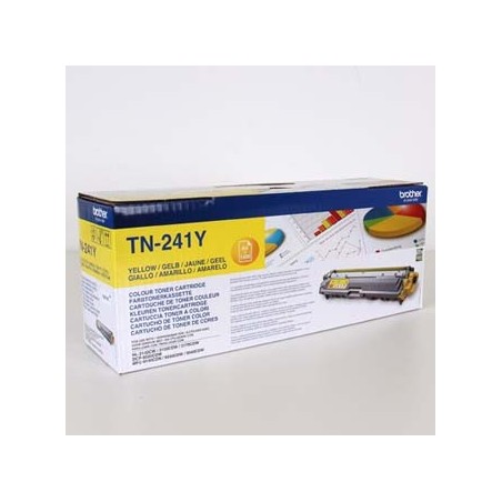 Brother oryginalny toner TN241Y, yellow, 1400s Brother oryginalny toner TN241Y, yellow, 1400s