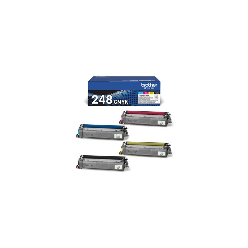 Brother oryginalny toner TN248VAL, CMYK, 4x1000s