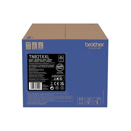 Brother oryginalny toner TN-821XXLBK, black, 15000s