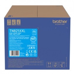 Brother oryginalny toner TN-821XXLC, cyan, 12000s Brother oryginalny toner TN-821XXLC, cyan, 12000s
