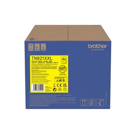 Brother oryginalny toner TN-821XXLY, yellow, 12000s