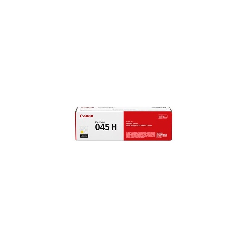 Canon oryginalny toner 045 H Y, 1243C002, yellow, 2200s, high capacity