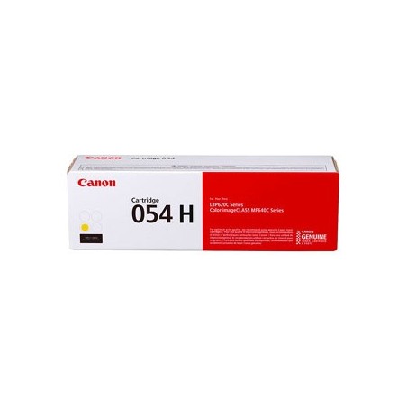 Canon oryginalny toner 054 H Y, 3025C002, yellow, 2300s, high capacity
