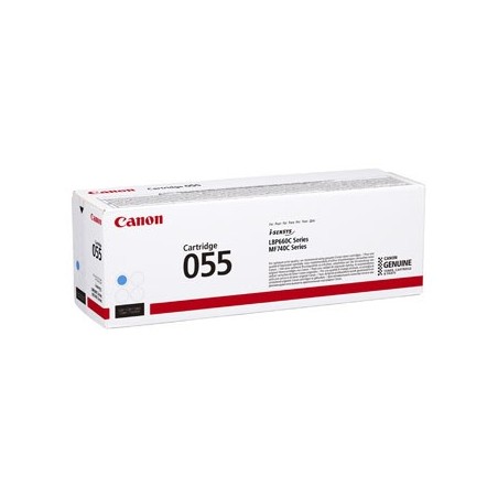 Canon oryginalny toner 055 C, 3015C002, cyan, 2100s Canon oryginalny toner 055 C, 3015C002, cyan, 2100s