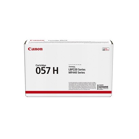 Canon oryginalny toner 057 H BK, 3010C002, black, 10000s, high capacity Canon oryginalny toner 057 H BK, 3010C002, black, 10000s, high capacity