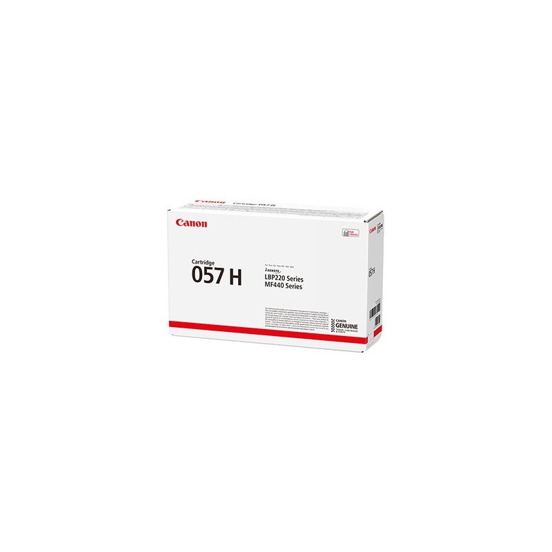 Canon oryginalny toner 057 H BK, 3010C002, black, 10000s, high capacity Canon oryginalny toner 057 H BK, 3010C002, black, 10000s, high capacity
