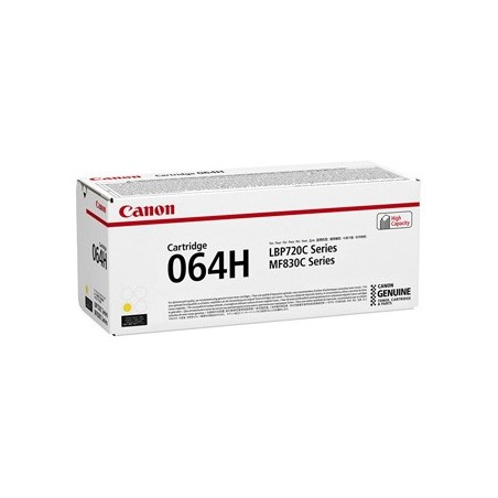 Canon oryginalny toner 064 H Y, 4932C001, yellow, 10500s, high capacity Canon oryginalny toner 064 H Y, 4932C001, yellow, 10500s, high capacity