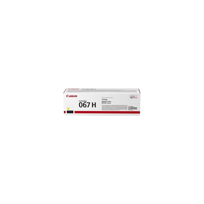 Canon oryginalny toner 067 H Y, 5103C002, yellow, 2350s, high capacity