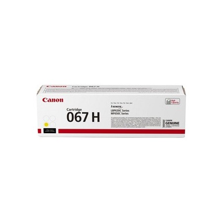Canon oryginalny toner 067 H Y, 5103C002, yellow, 2350s, high capacity Canon oryginalny toner 067 H Y, 5103C002, yellow, 2350s, high capacity