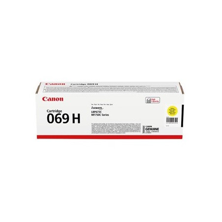 Canon oryginalny toner 069 H Y, 5095C002, yellow, 5500s, high capacity
