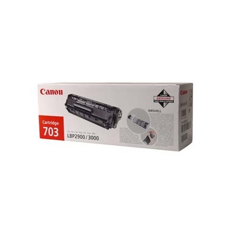 Canon oryginalny toner 703 BK, 7616A005, black, 2500s Canon oryginalny toner 703 BK, 7616A005, black, 2500s
