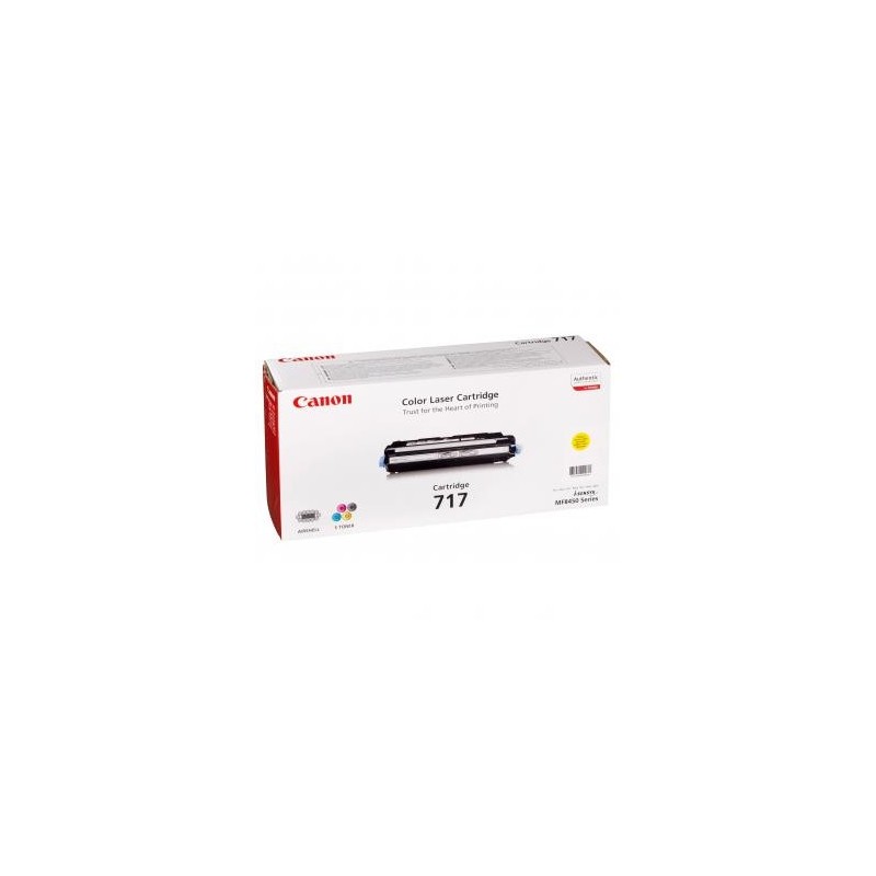Canon oryginalny toner CRG717, 2575B002, yellow, 4000s, EOL
