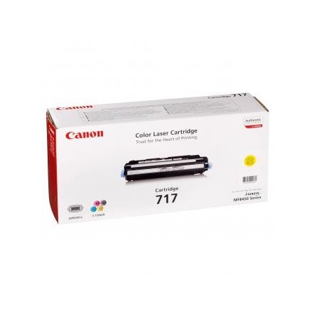 Canon oryginalny toner CRG717, 2575B002, yellow, 4000s, EOL Canon oryginalny toner CRG717, 2575B002, yellow, 4000s, EOL