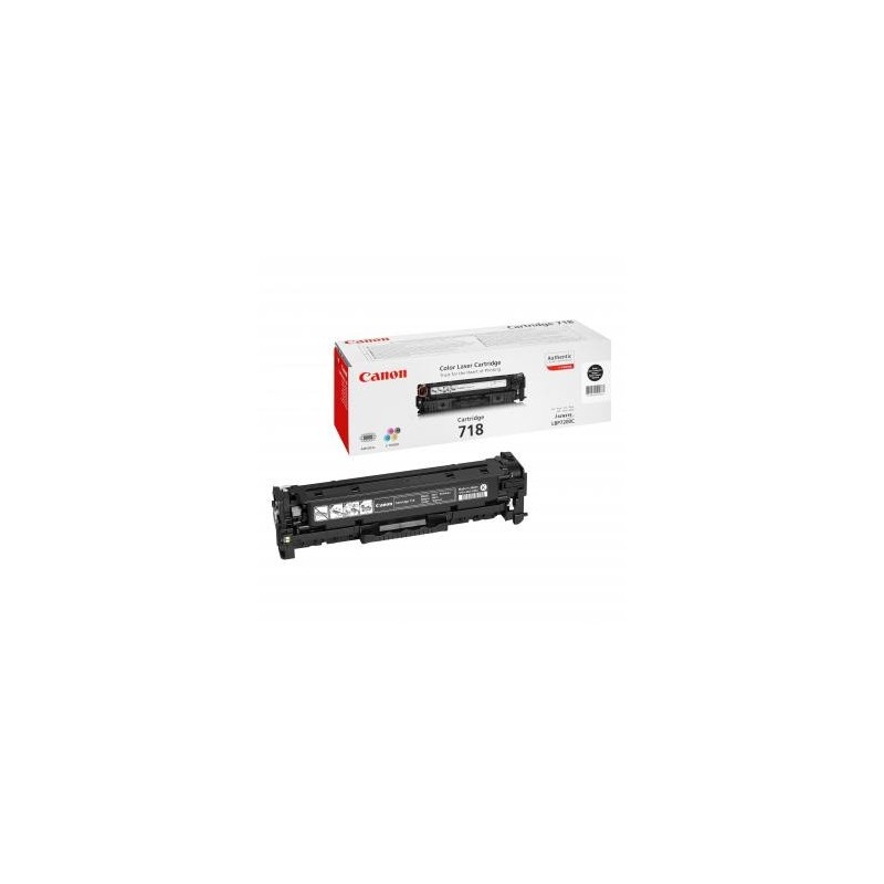 Canon oryginalny toner 718 BK, 2662B002, black, 3400s Canon oryginalny toner 718 BK, 2662B002, black, 3400s
