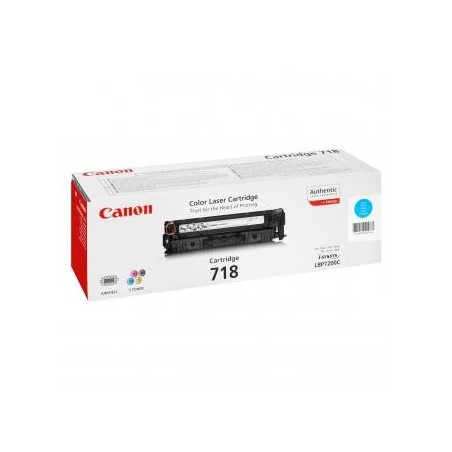 Canon oryginalny toner 718 C, 2661B002, cyan, 2900s