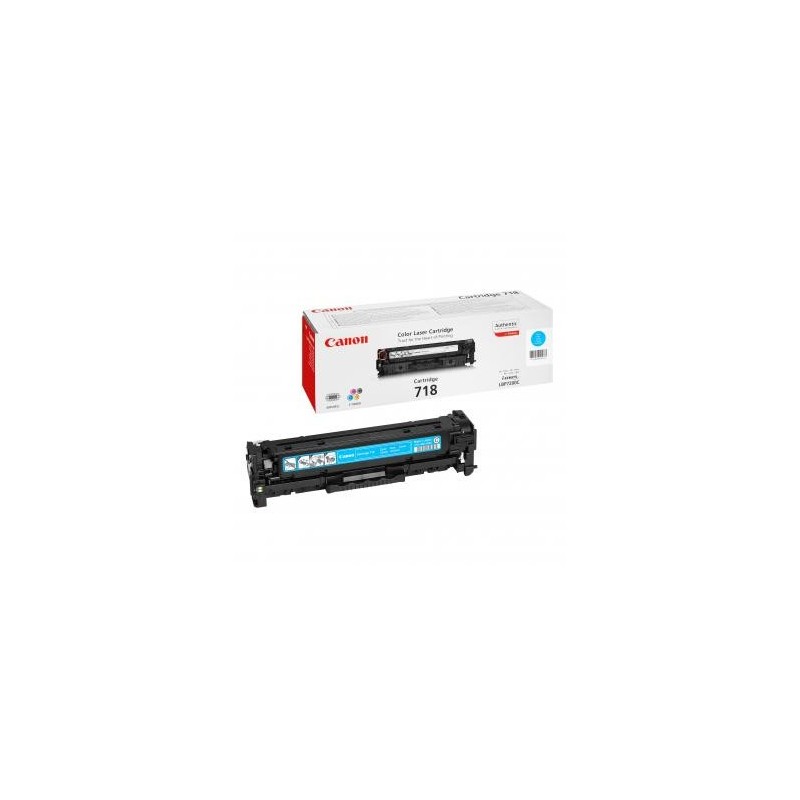 Canon oryginalny toner 718 C, 2661B002, cyan, 2900s