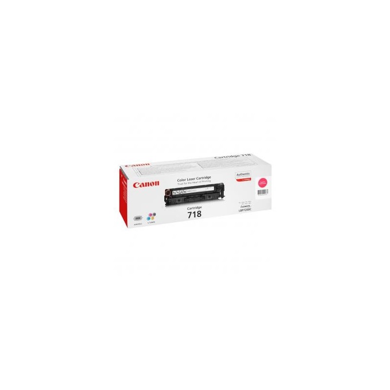 Canon oryginalny toner 718 M, 2660B002, 2660B011, magenta, 2900s Canon oryginalny toner 718 M, 2660B002, 2660B011, magenta, 2900s
