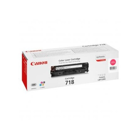 Canon oryginalny toner 718 M, 2660B002, 2660B011, magenta, 2900s Canon oryginalny toner 718 M, 2660B002, 2660B011, magenta, 2900s