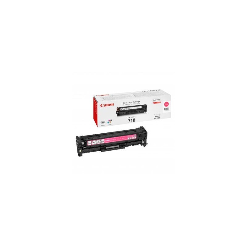 Canon oryginalny toner 718 M, 2660B002, 2660B011, magenta, 2900s Canon oryginalny toner 718 M, 2660B002, 2660B011, magenta, 2900s