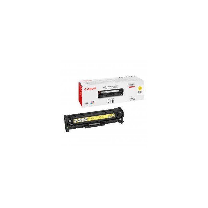 Canon oryginalny toner 718 Y, 2659B002, yellow, 2900s Canon oryginalny toner 718 Y, 2659B002, yellow, 2900s