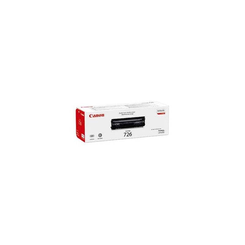 Canon oryginalny toner 726 BK, 3483B002, black, 2100s Canon oryginalny toner 726 BK, 3483B002, black, 2100s