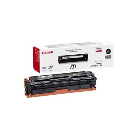 Canon oryginalny toner 731 BK, 6272B002, black, 1400s