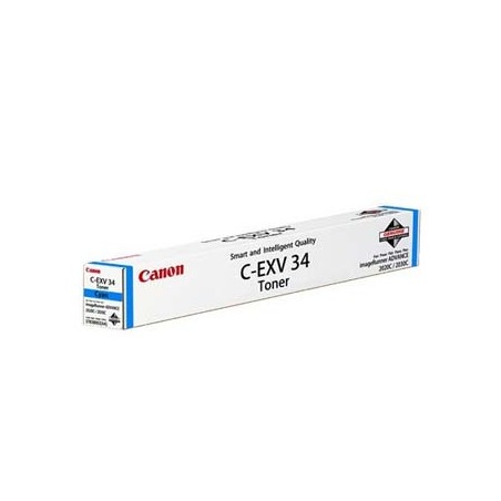 Canon oryginalny toner C-EXV34 C, 3783B002, cyan, 19000s